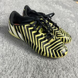 Adidas Predator Youth Soccer Cleats 5 Yellow Black Athletic Sports Team
